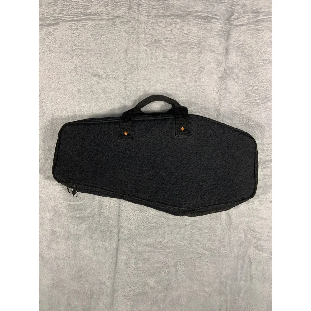 Coffin Case Drumstick Bag 18 inch Black Nylon Quilted Velvet Interior D388601